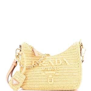 Prada Re-Edition Shoulder Bag Raffia #201737P21B